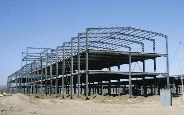 Heavy Weight / Long Length Multi-storey Steel Building With Prefab Steel