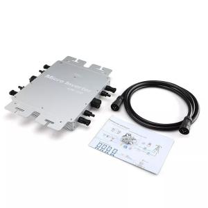 China Compact Design 120V 230V PV Solar Micro Inverter Grid Tie System with IP65 Protection factory