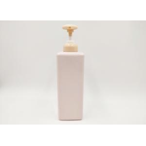 500ml Custom Cosmetic Bottles Pink Square Spray Bottle Recyclable Materials