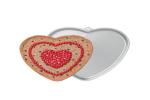 Print Colored Mini Heart Shaped Chocolate Tin Box For Candy/Sweet