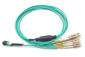 China Harness Breakout Fan Out MPO MTP Cable OM1 OM2 OM3 OM4 Fiber mode factory