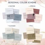 Spot UV Bedside Calendar Printing PDF JPG Format Table Top Calendar