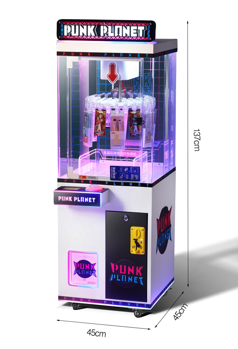 1 Player Coin Operated Mini Claw Machine Clip Gift Game Machine for Customized Fun
