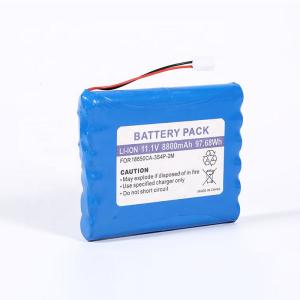 China 11.1V 8800mAh 18650 Lithium Ion Battery 3S4P Rechargeable Pack factory