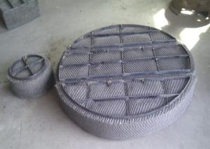 China Stainless Steel 304 Wire Mesh Demister Pad For Petroleum Refining Effective Filtration factory