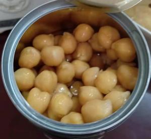 China ISO 400g No Impurity Canned Chick Peas In Brine factory