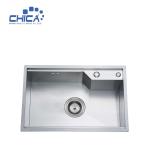 Handmade House Single Bowl Kitchen Sinks With Faucet Stainless Steel Kitchen