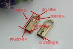 Metal accessories zinc alloy various color key chain hardware snap hook with