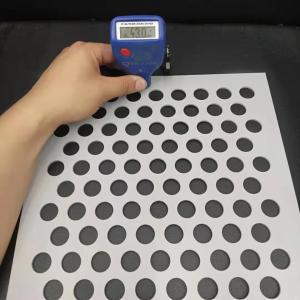 China Light Weight Perforated Plastic Sheet With Round Holes factory