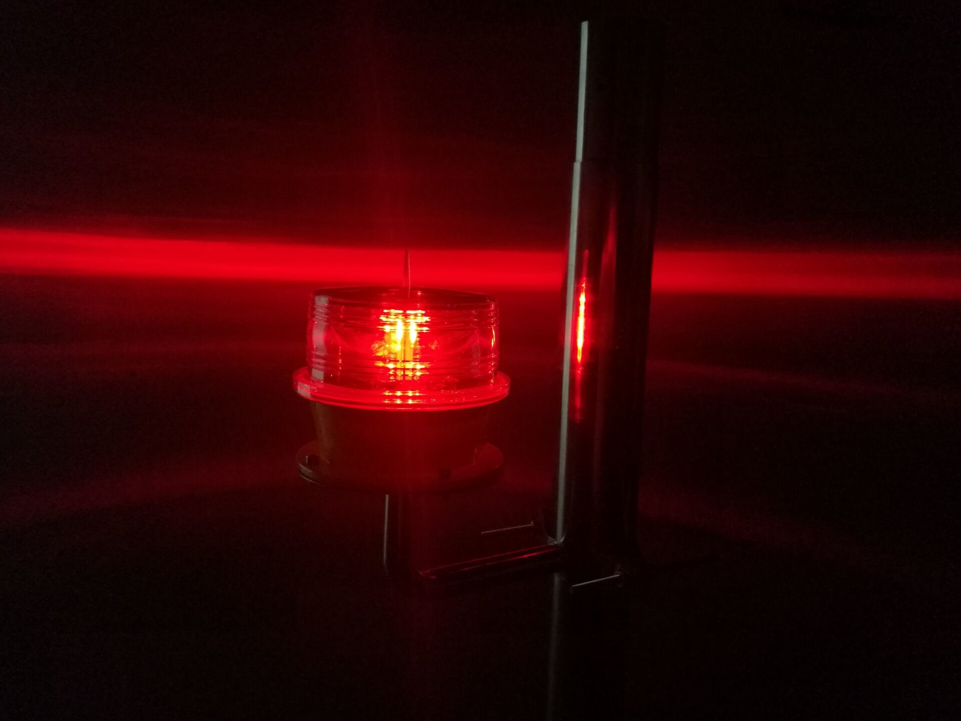 Solar Powered Led Marine Navigation Lights Photocell GPS Lantern Full Sealed Structure