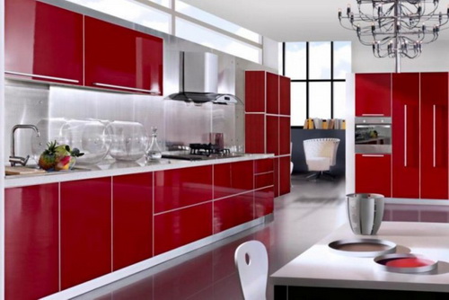 19mm High gloss acrylic mdf board for sparkle silver cabinet