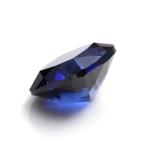 Unique Moissanite Synthetic Sapphire Stone Cushion Cut 34# Blue Corundum Loose