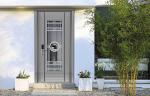 Modern Steel Fireproof Door Single Open Minimalist Interior Door