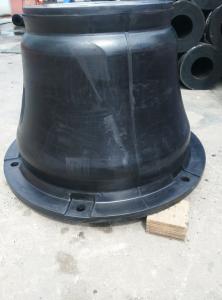China Natural Rubber Marine Cone Type Rubber Fender For Marine Harbour Fendering factory