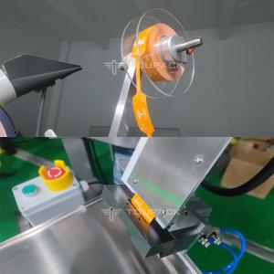 Manual Garlic Mesh Bag Packing Machine With Staples Semi Auto Ginger Mesh Bag