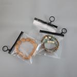 Customized Clear Jewelry Zipper Bags for Jewelry Display