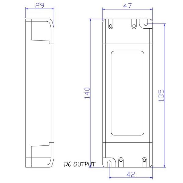 Antiwear Dimmable LED Driver DALI For Linear Light