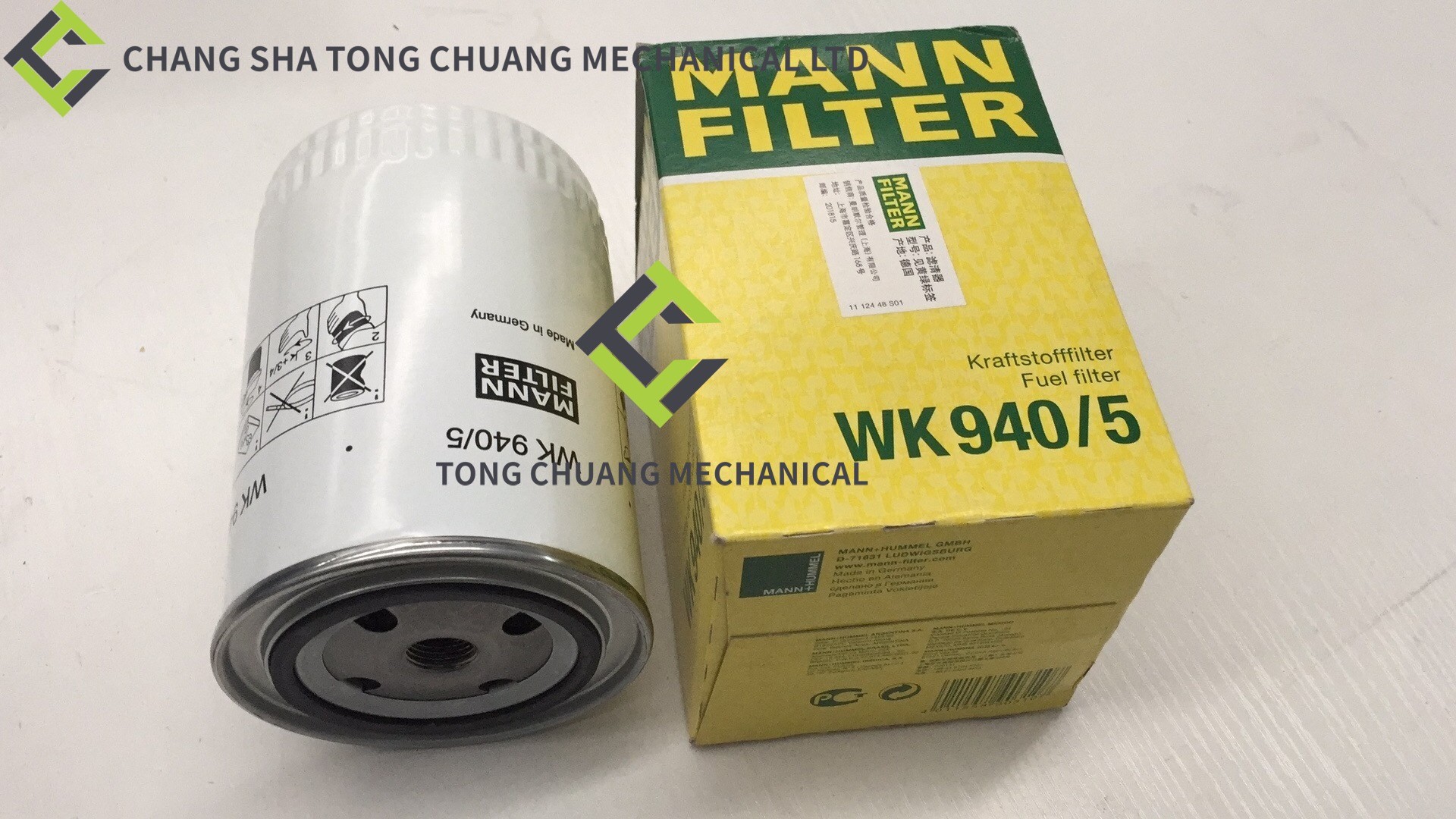 Zoomlion Sany Concrete Pump Parts Deutz Oil Filter Bag MANN Diesel Filter WK940/5