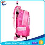 600D Polyester Promotional Products Backpacks Kids Trolley Bag For School