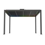 Aluminum Alloy Electric Tilting Louver Pavilion Outdoor Patio Gazebo Villa
