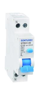 China Electrical RCBO 40A AC 230 Earth Leakage Circuit Breaker single phase ELCB factory