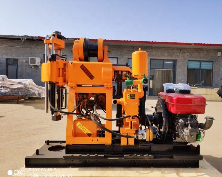 Mobile GK200 Diesel Exploratory Drilling Crawler Mounted Drill Rig