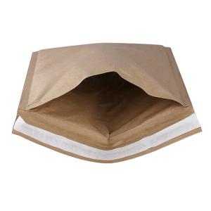 China 100% Kraft Paper Courier Delivery Bag Honeycomb Paper Cushion Mailer factory