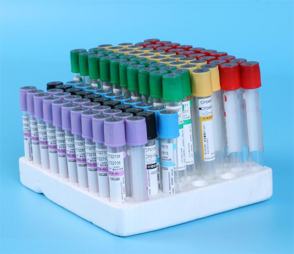 Medical EDTA K2 K3 Vacuum Blood Collection Tube PET Plastic EDTA Tube For