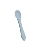 Rubber Silicone Reusable Spoon And Fork Cutlery For Baby Self Feeding With Size