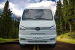 New HM001- EK3 Dealer Space Electric Cargo Van With Reflective Sticker And 80