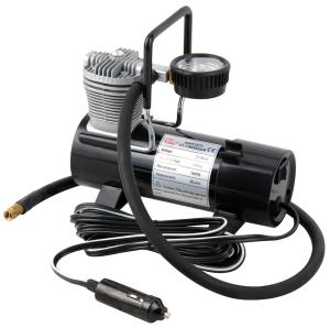 China Black Metal Single Portable Vehicle Air Compressors For Cars And Other Air System factory