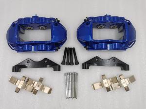 China GT4 Auto Parts Blue 4 Pot Brake Caliper Black Adapter For Tesla factory