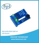 Banana pi berryclip 6led add-on DIY board
