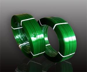 China Green Polyester Strap For Industrial Eco Friendly Machine Packing Machine Packing factory