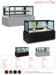 Omni Directional Cake Display Refrigerator Marble Anticorrosive