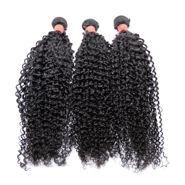 Human Virgin Cuticle Hair Weave Kinky Curly 100% Hair bundle Narural color