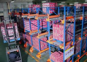 China Storage Warehouse Radio Shuttle Racking System Steel Q235B Material factory