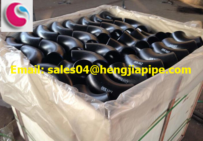 black steel seamless elbow