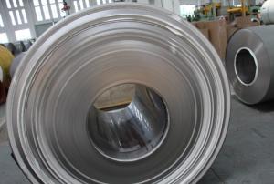 China BS 1449 , DIN17460 , DIN 17441 Hot / Cold Rolled Steel Coil Strips 2B , BA Finish factory