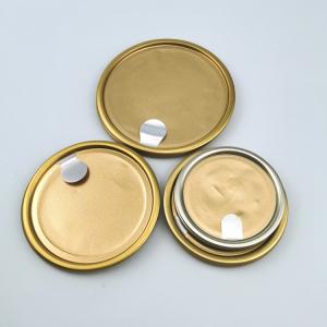 China High Temperature 23mm Aluminum Peel Off Lids Easy Open Covers factory