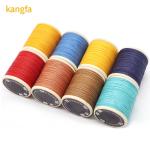 70m High Tension Polyester Thread for Leather Sewing 0.6mm Yarn Count Cored