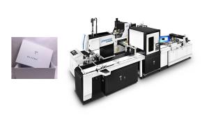 China High Precision Automatic Paper Box Making Machine With Intelligent PLC Control factory