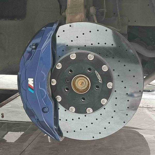 Aluminum BMW X5 Brake Caliper Big Size 10 Piston Calipers 420mm Carbon Ceramic