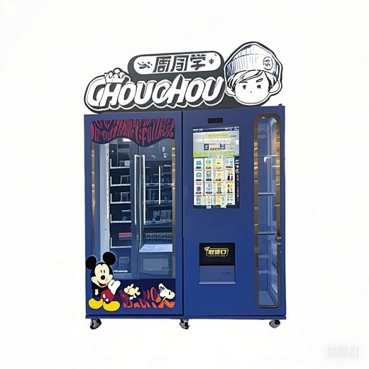 China Large Screen Disney Vending Machine for IP Toys Dolls With Automated Lift And Custom Logo Light Box factory