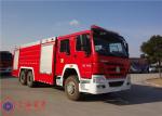 Four Door Structure Fire Fighting Truck 6x4 Drive ISO9001/CCC Foam Fire Truck