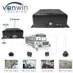 4G 6 Channel H. 265 HDD Car Mobile DVR For Security Camera Vehicle