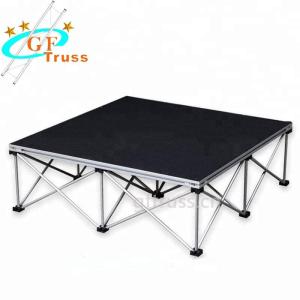 China high quality Portable Stage Easy install mobile event stages outdoor concert portable stage for sale factory