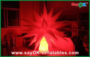 China Led Light Ground Star Tree With 12 Different Color Inflatable Lighting Decoration factory
