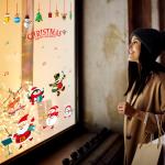 Snowman Father Christmas Wall Stickers Penguin PMS/CMYK Colour PVC Material