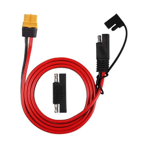 China 12AWG SAE to XT60 Connector Adapter Extension Cable for Solar Generator Power Station Lipo Battery factory